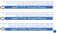  ارتقای سطح آمادگی دستیاران داخلی با تحلیل آکادمیک آزمون‌های ارتقا توسط اساتید 